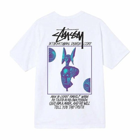 Stussy Face Graphic T-Shirt