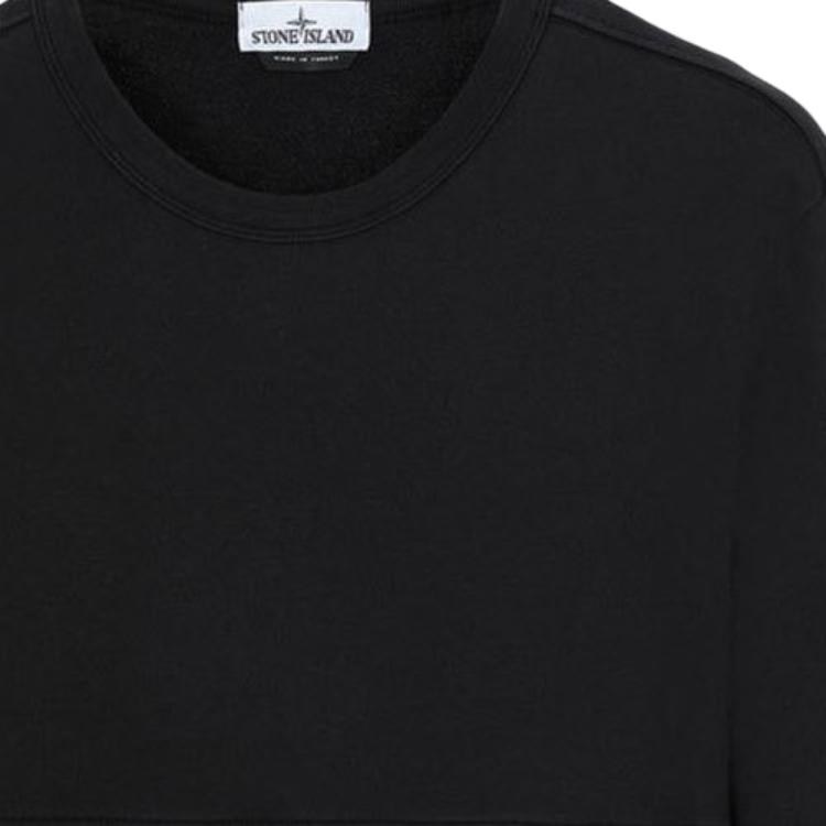 Stone Island Pullover Sweatshirt Black