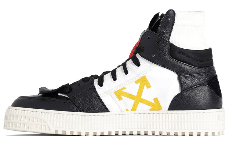 OFF-WHITE Off-Court High Black Yellow