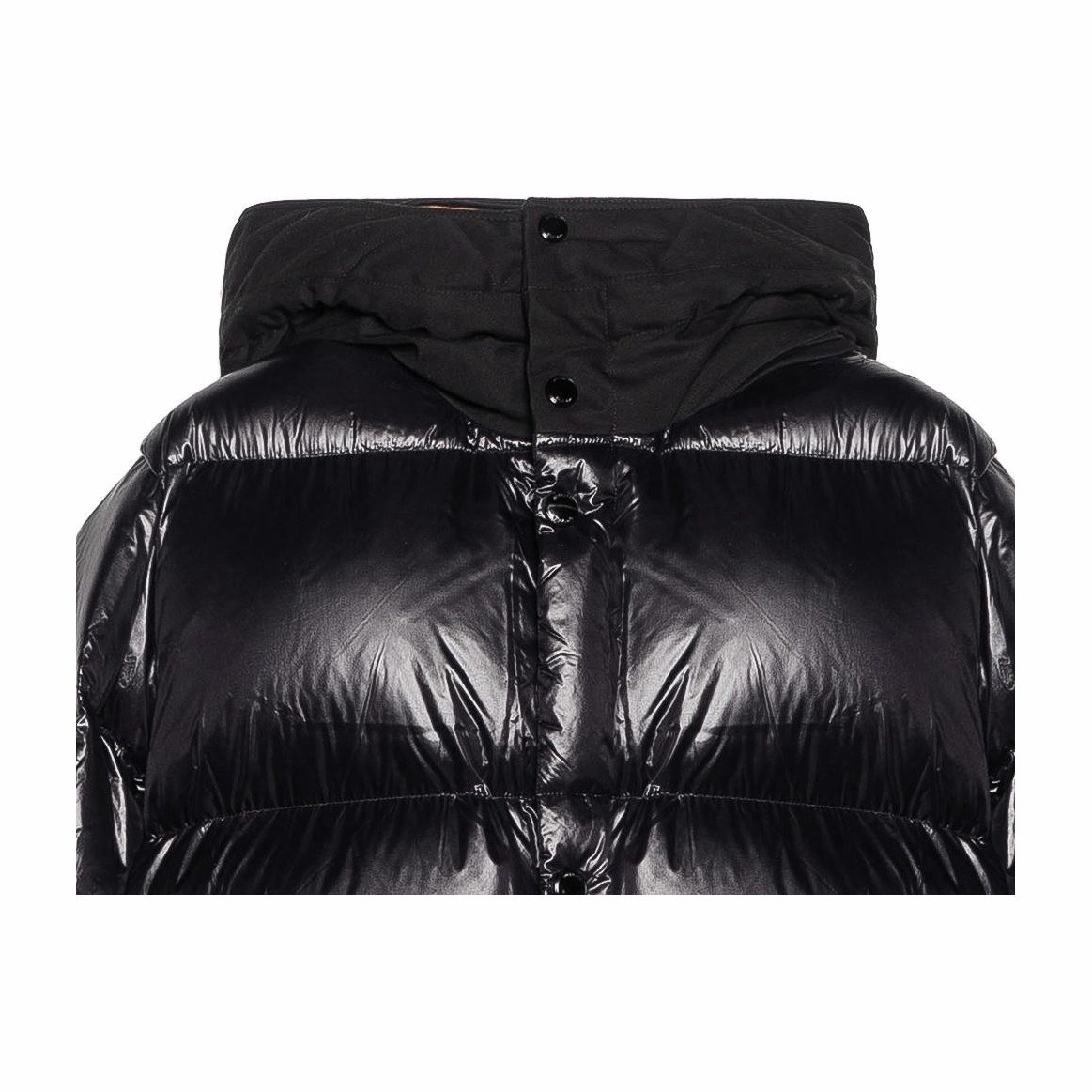Burberry Hooded Down Jacket Black