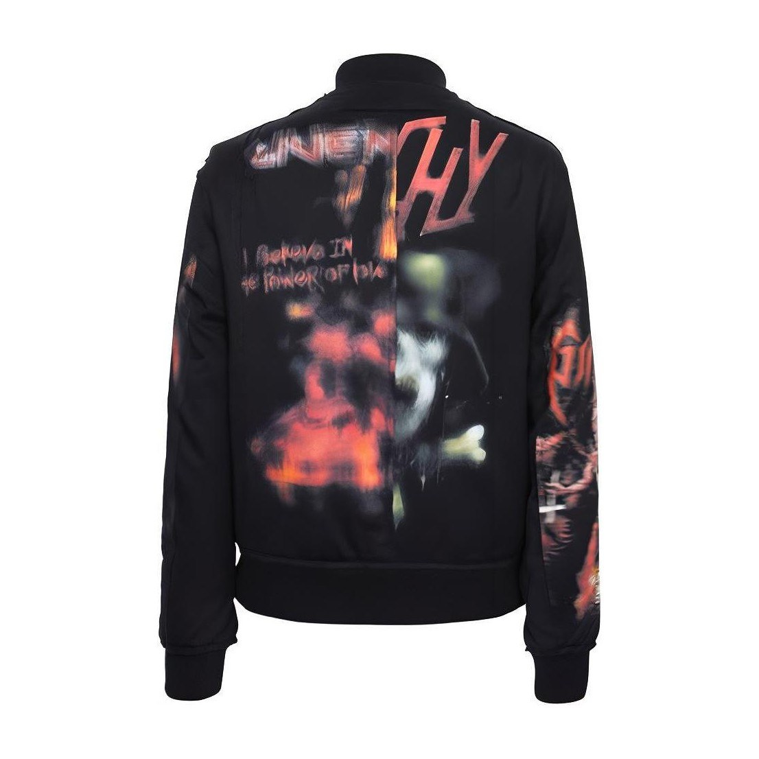 Givenchy Long Sleeve Zip Jacket Black