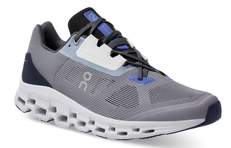 On Cloudstratus Fossil Grey Midnight Black
