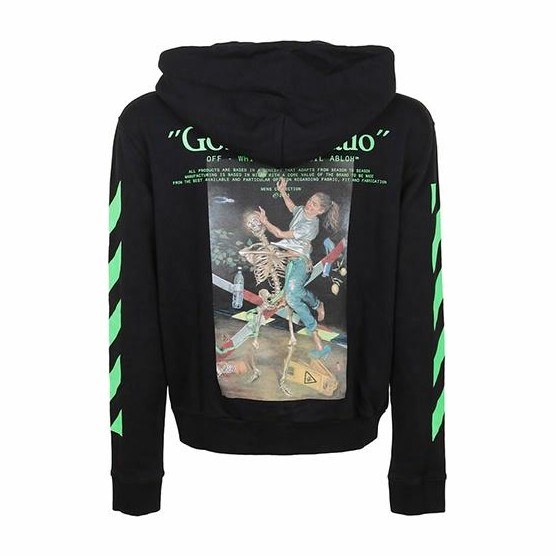 OFF-WHITE SS20 Graphic Print Hoodie
