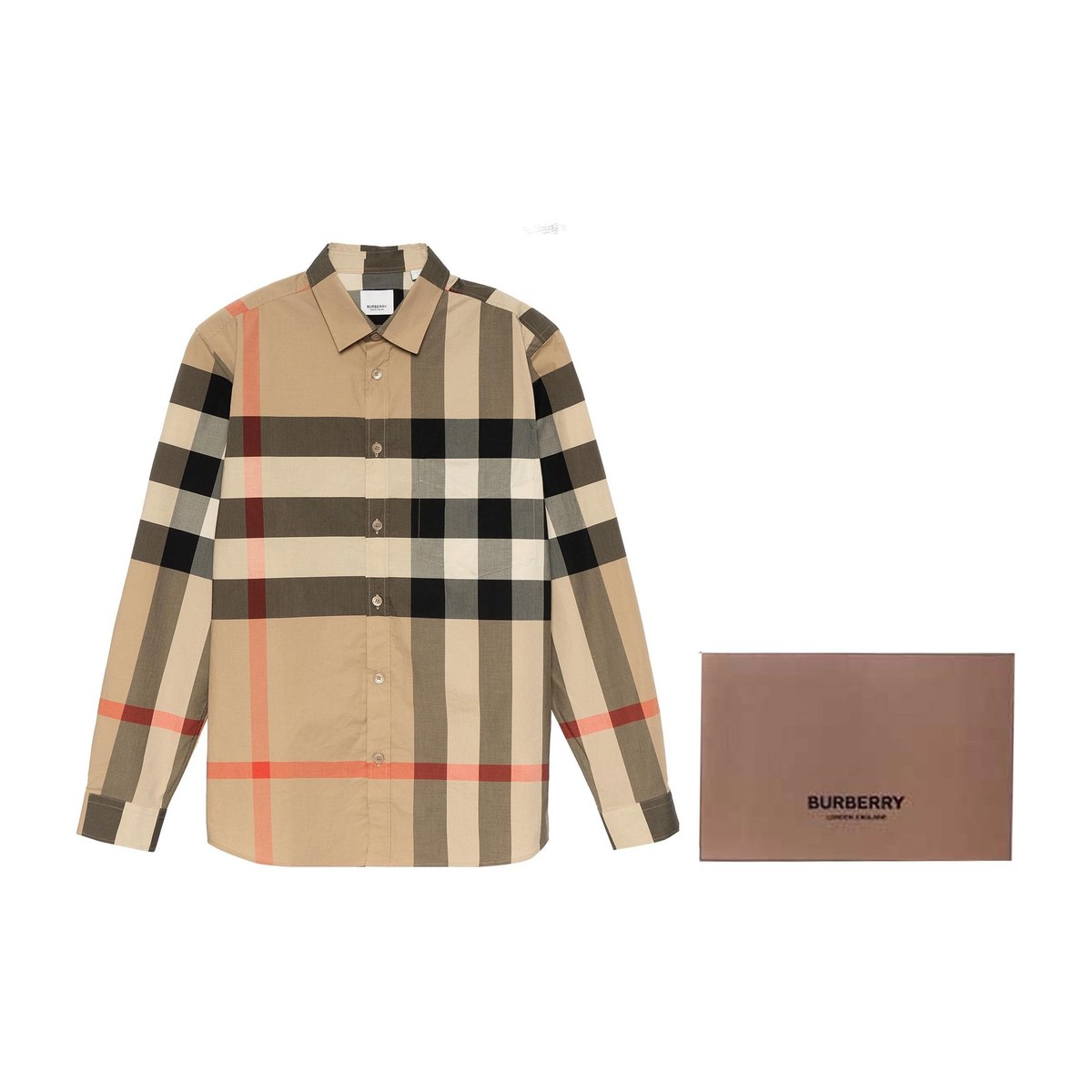 Burberry Check Long Sleeve Shirt