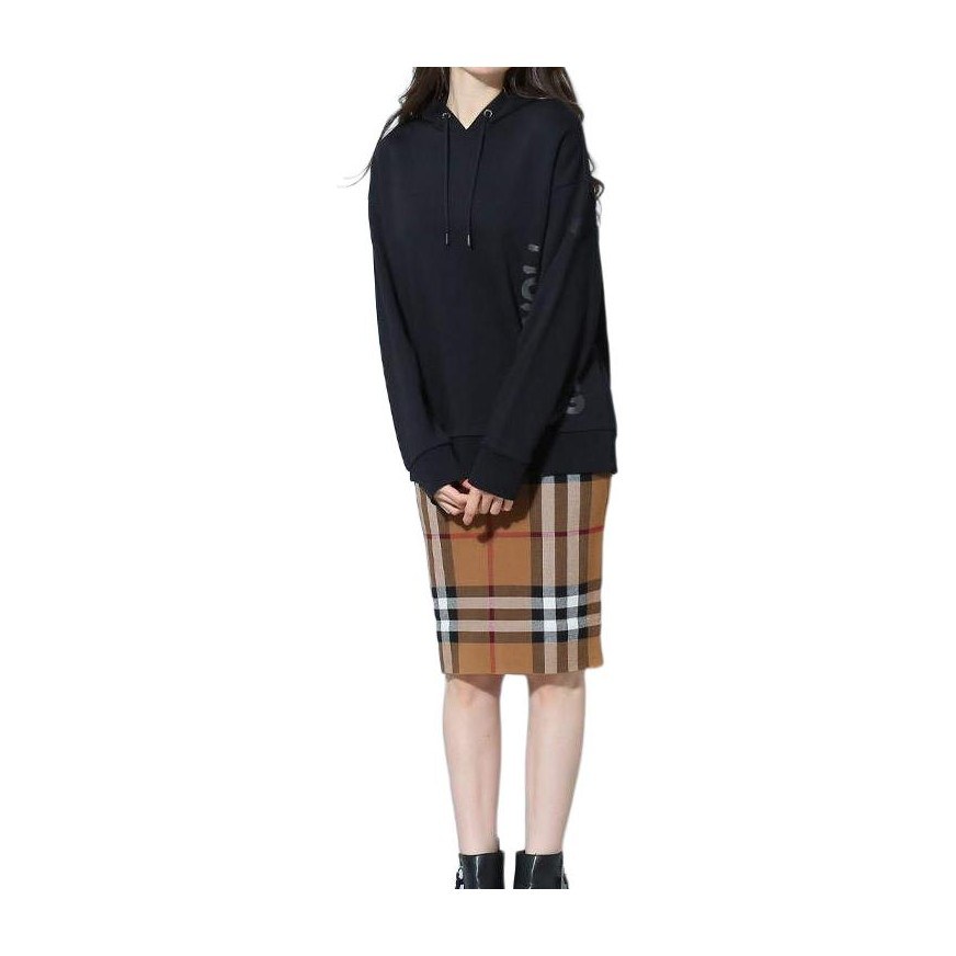 Moncler FW22 Logo Hoodie Black