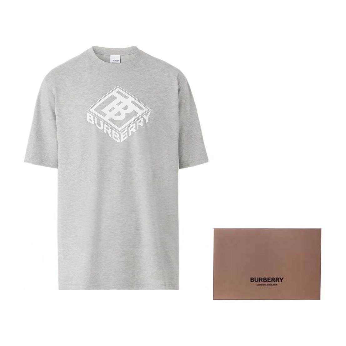 Burberry Logo Graphic Cotton Tshirt