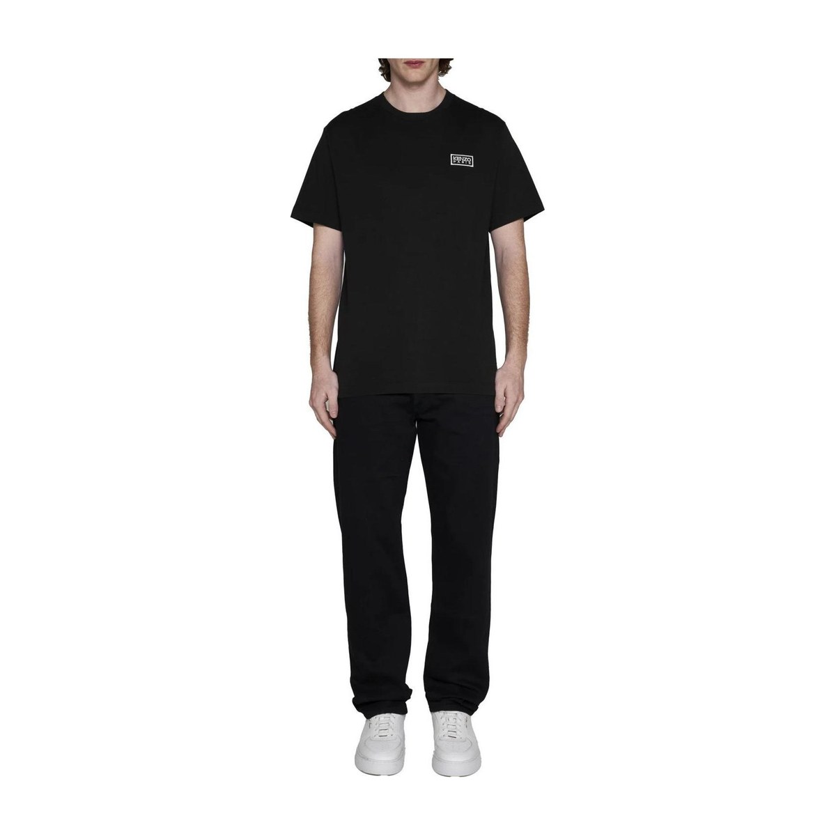 KENZO Logo Crewneck T-Shirt Black