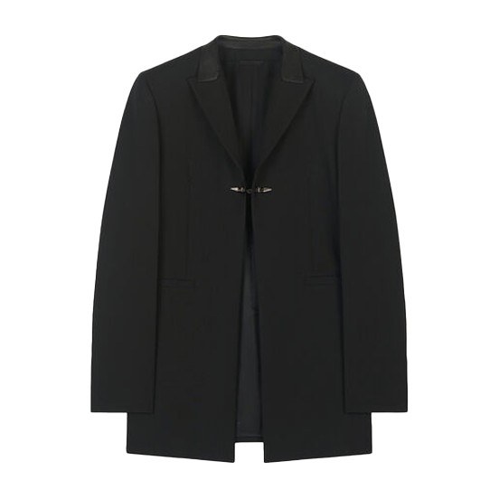 Givenchy FW21 Cuff Detail Blazer Black