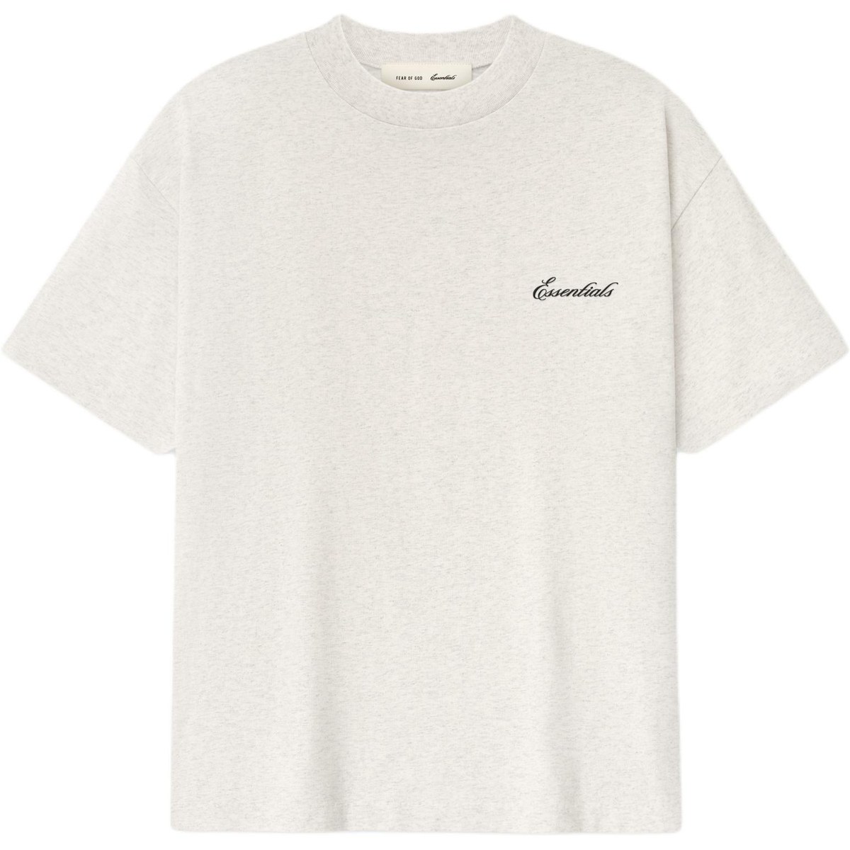 Essentials SS26 CLASSIC SHORT SLEEVE TEE OATMEAL HEATHER T