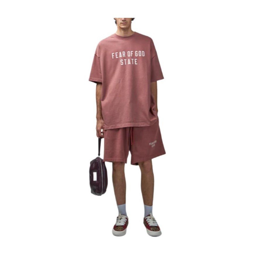 Fear of God Essentials Heavy Crewneck Crimson
