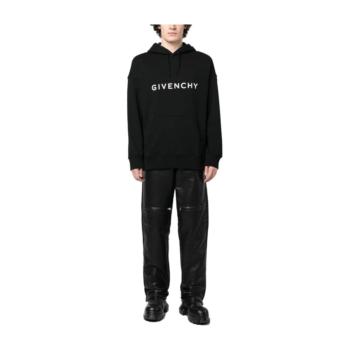 Givenchy FW22 Logo Hoodie Black