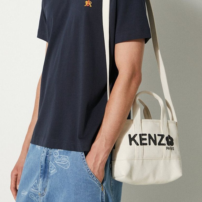 KENZO Utility Tote Bag Beige