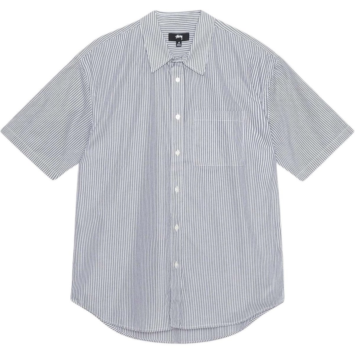 Stussy Boxy SS Shirt 8 Ball Stripe