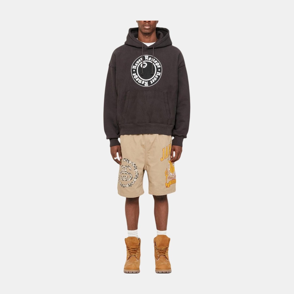 Stussy x Denim Tears Hoodie Deep Grey