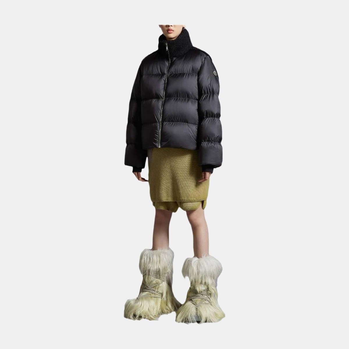 Moncler x Rick Owens FW23 Black Down Jacket