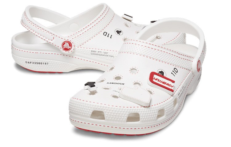 Kanghyuk x Crocs Classic Clog White