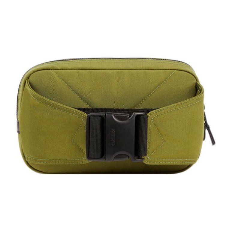 KENZO Nylon Crossbody Waist Bag Khaki