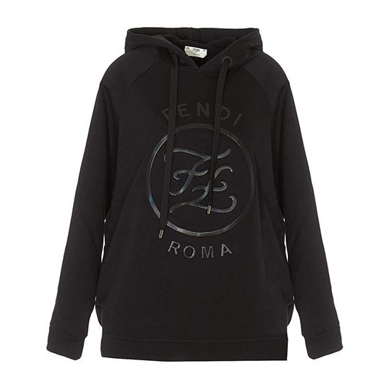 Fendi SS21 Karligraphy Hoodie Black