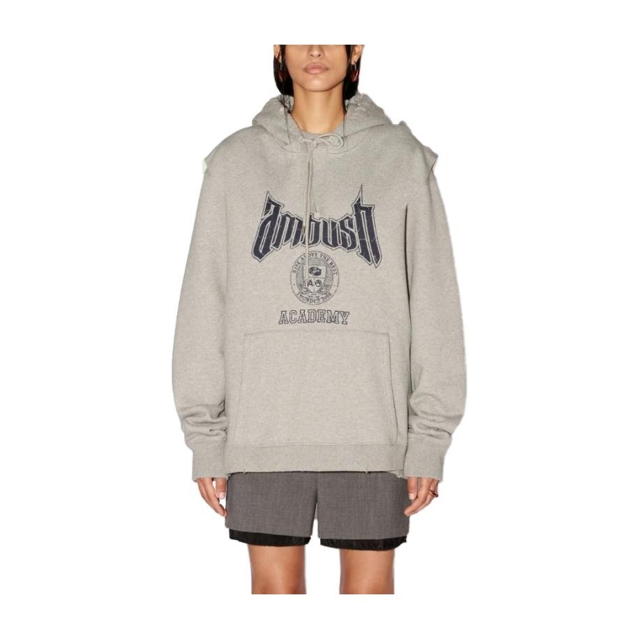 AMBUSH Ambush Academy Hoodie Vest Gray
