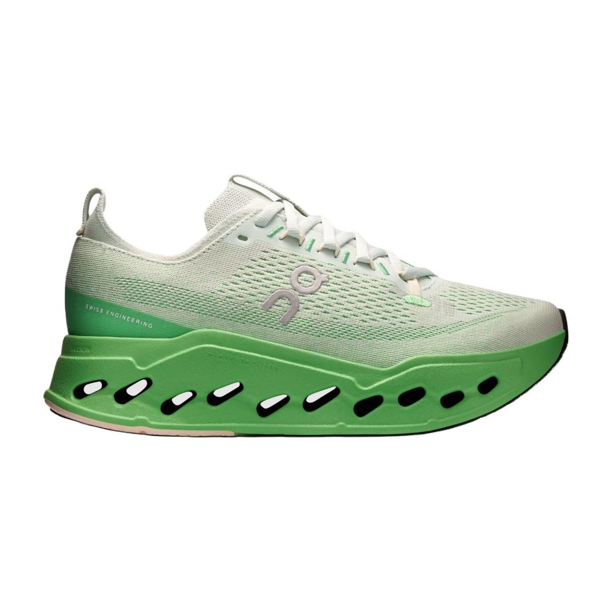 On Cloudsurfer Max White Green