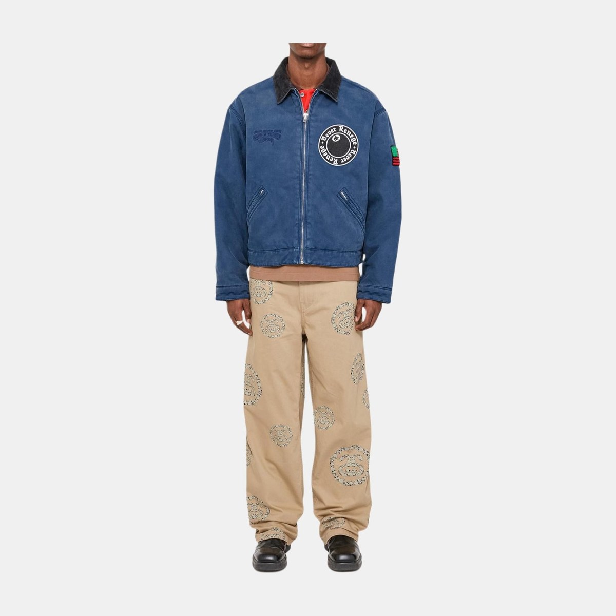 Stussy x Denim Tears SS25 Navy Jacket