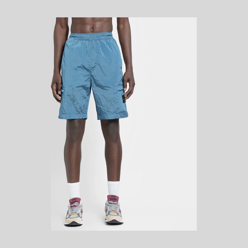 Stone Island Shorts Light Blue