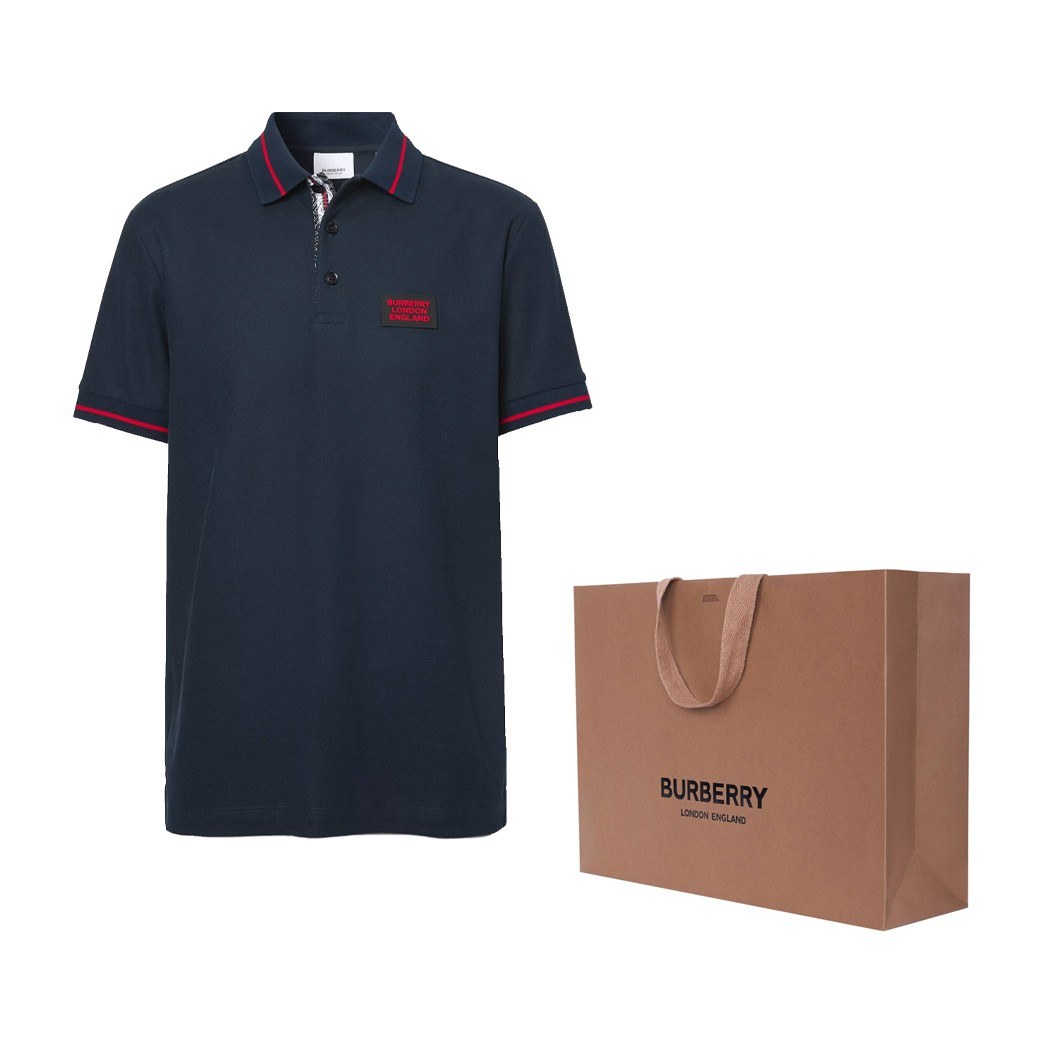 Burberry Polo Shirt Navy