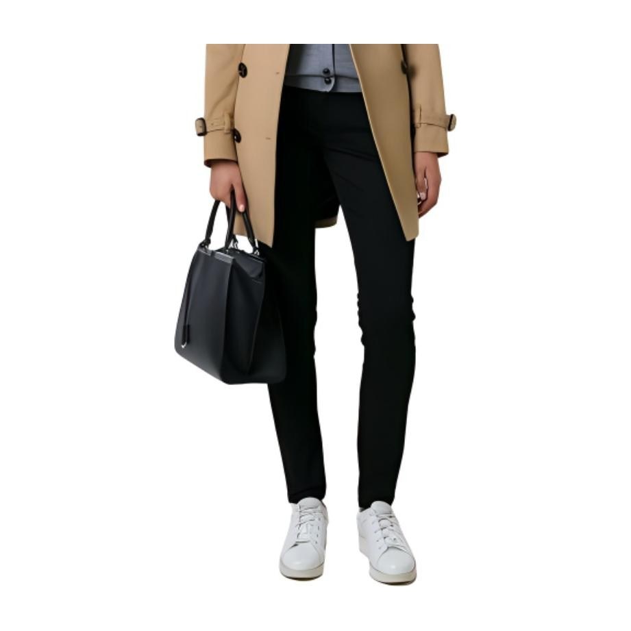 Burberry Low Waist Denim Pants Black