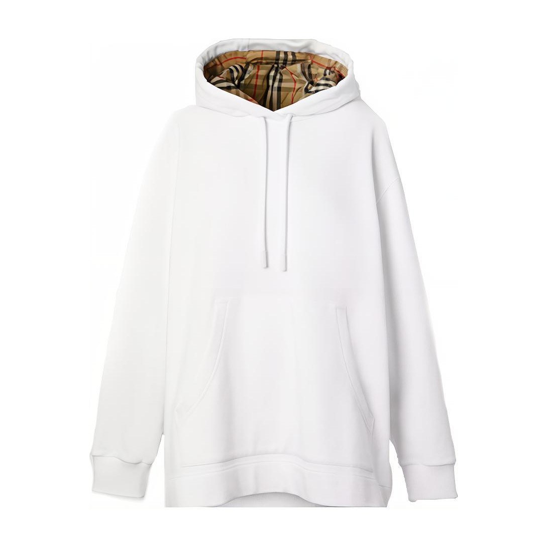 Burberry Hooded Sweatshirt White
