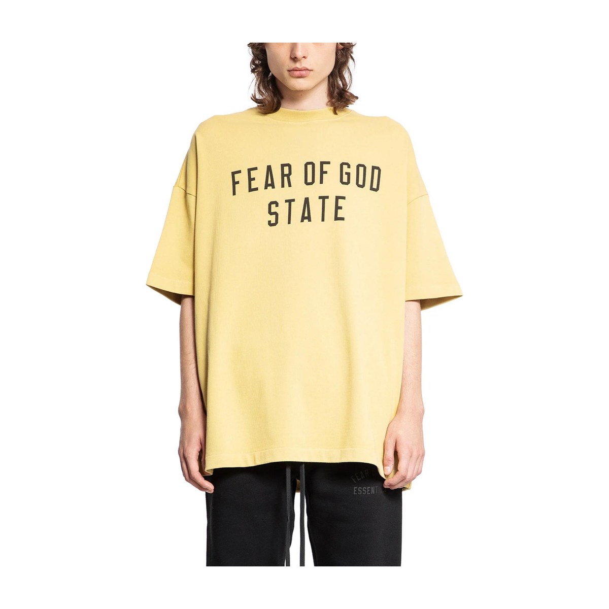 Fear of God Essentials Heavy Crewneck Amber