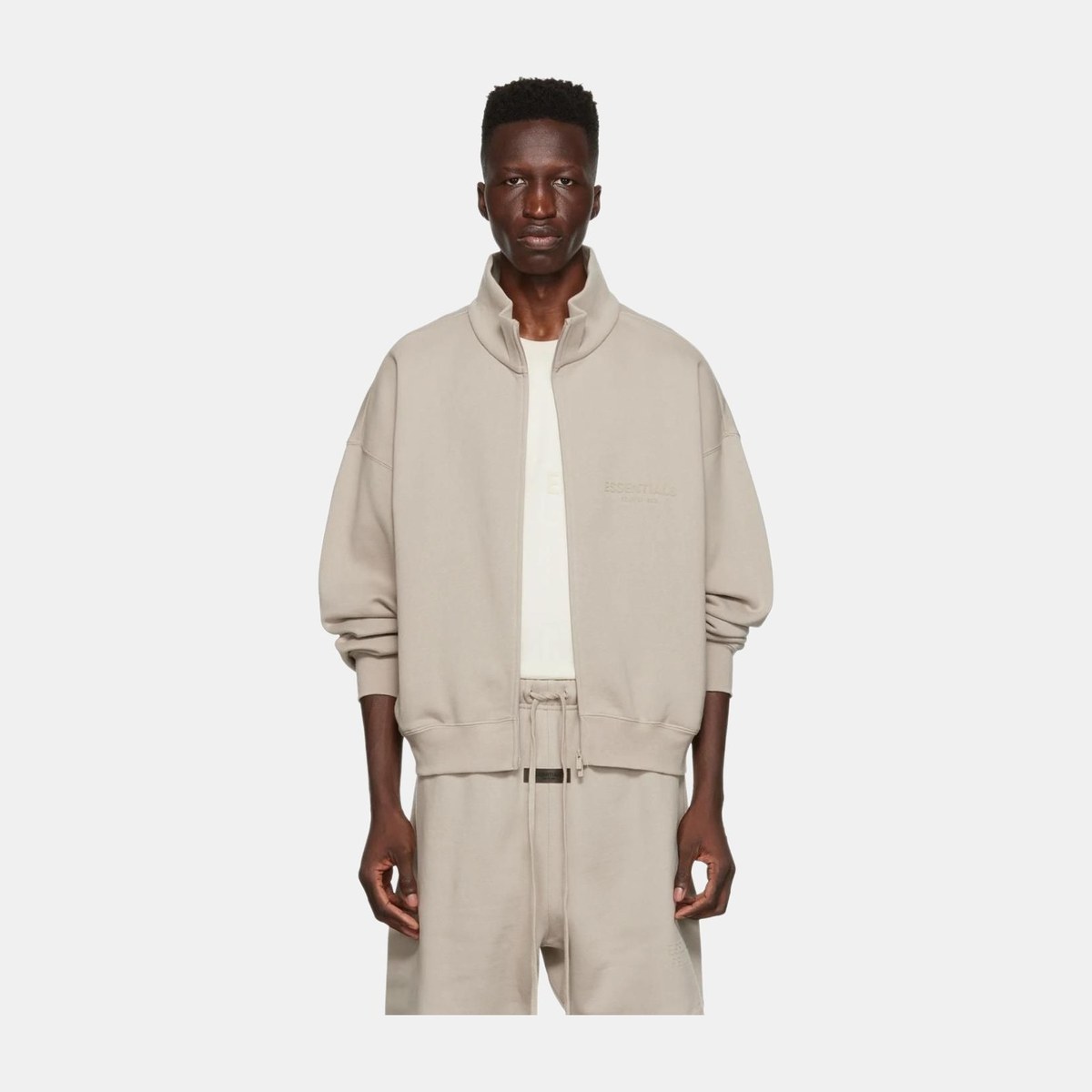 Fear of God Essentials FW22 Fullzip Jacket Smoke