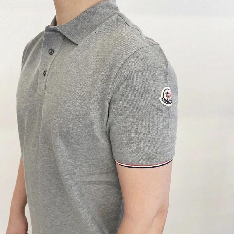 Moncler Polo Shirt Grey