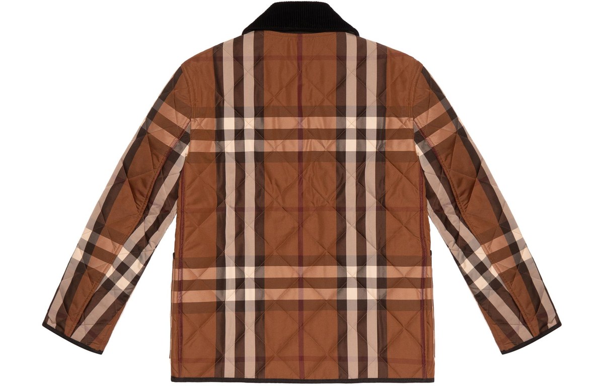 Burberry FW22 Check Jacket Brown