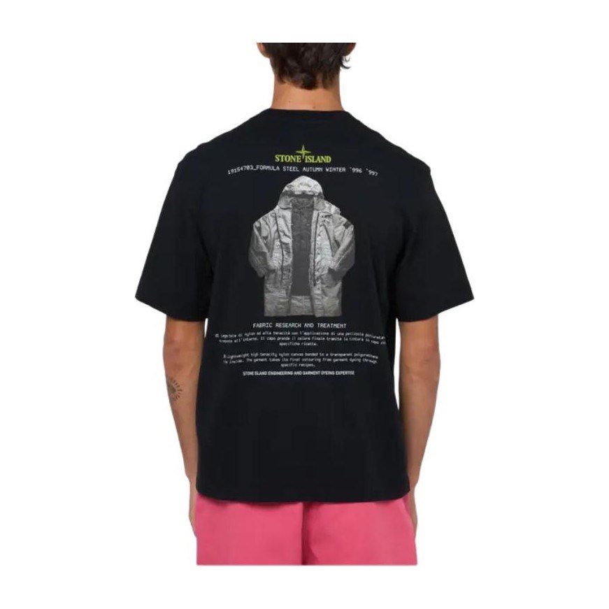 Stone Island Letter Print T-Shirt