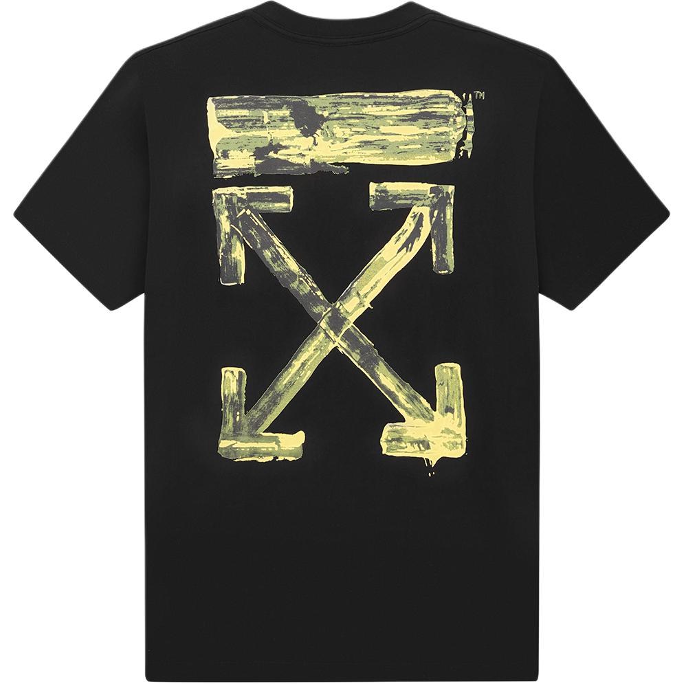 OFF-WHITE Paint Arrows Black Tee