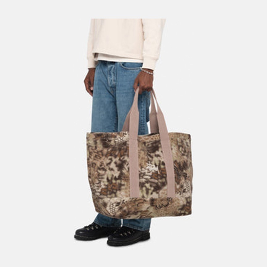 Stussy Tote Bag Brown