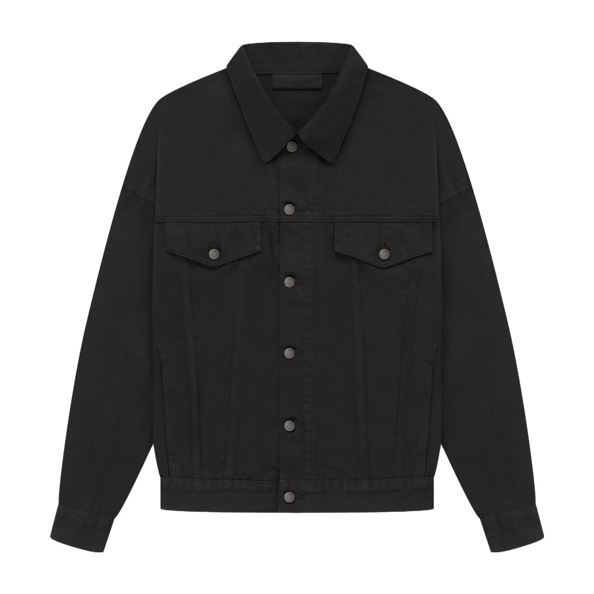 Fear of God Essentials Denim Jacket Jet Black