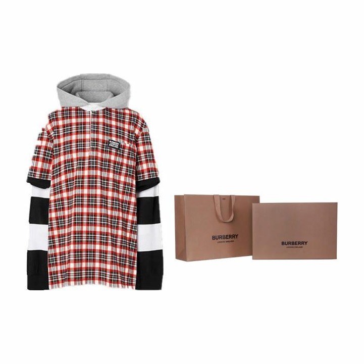 Burberry Rugby Shirt Bright Red