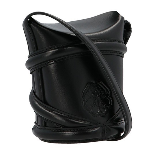 Alexander McQueen Mini Bucket Bag Black