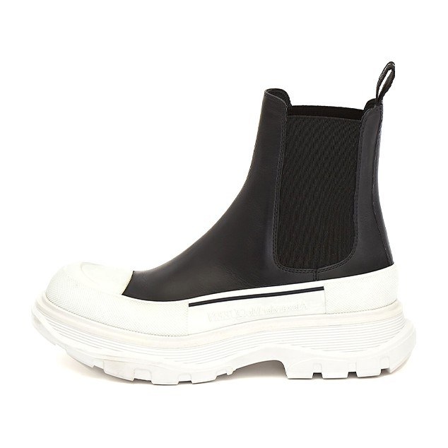 Alexander McQueen Tread Slick Chelsea Boots Black