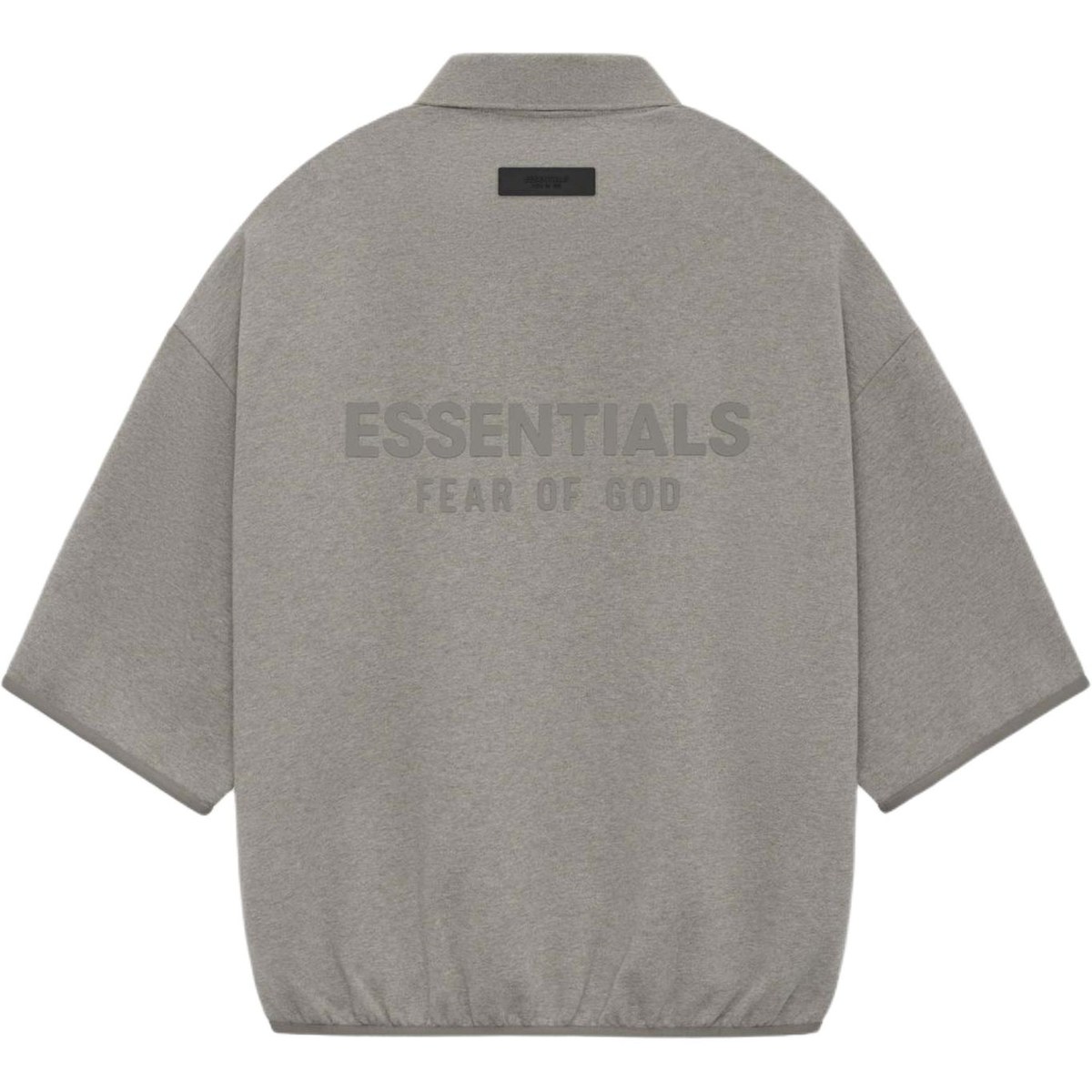 Fear of God Essentials Heather Grey Polo