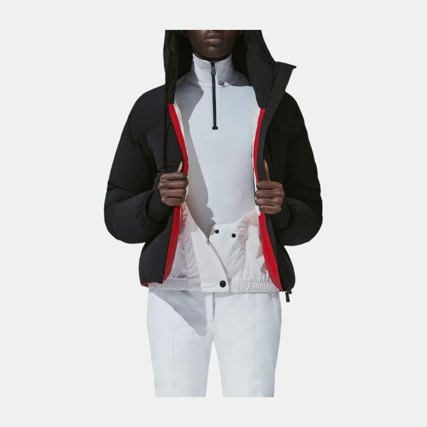 Moncler FW21 Logo Down Jacket Black