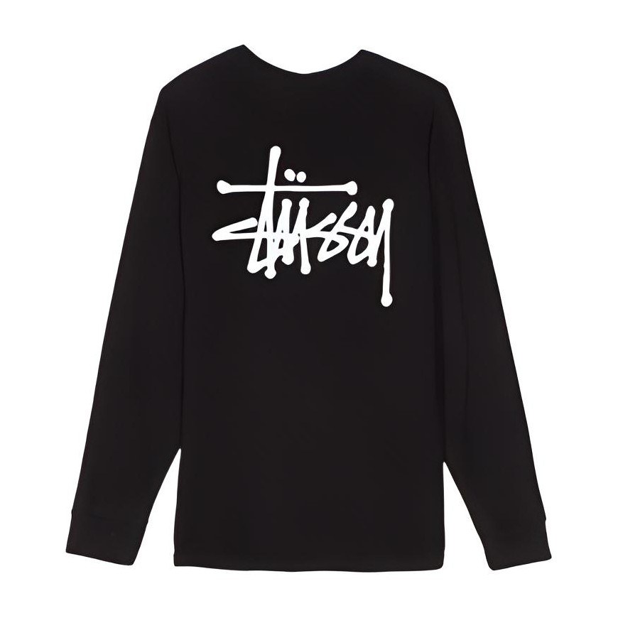 Stussy Classic Long Sleeve Tee Black