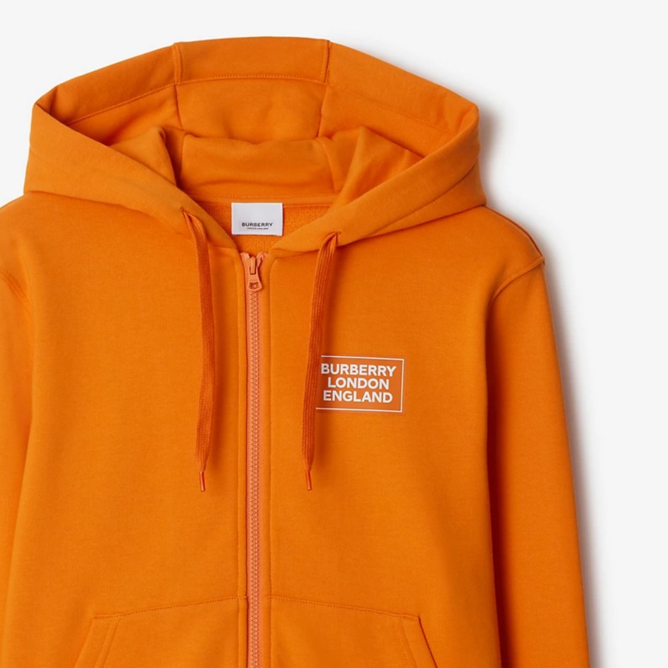 Burberry Hoodie Bright Orange