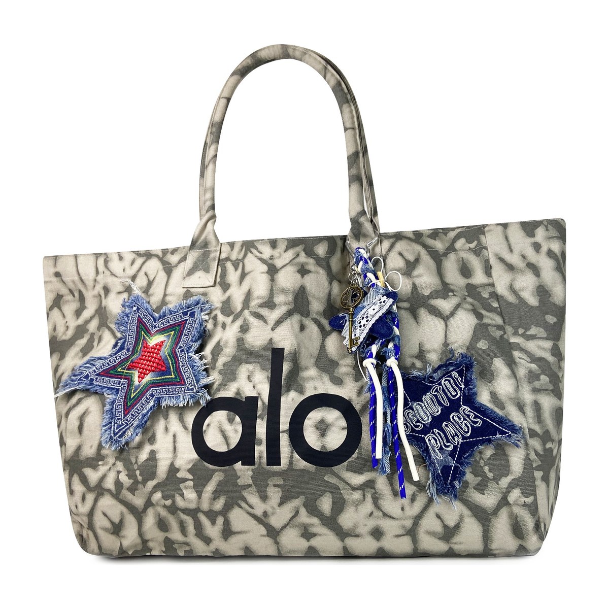 alo yoga Denim Star Tote Bag