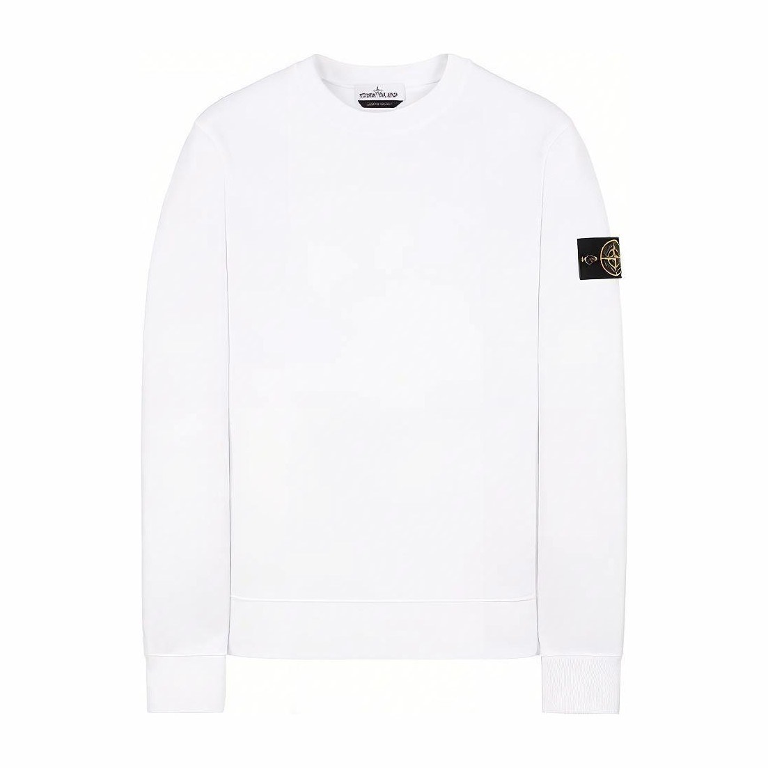 Stone Island Garment Dyed Crew Sweat White