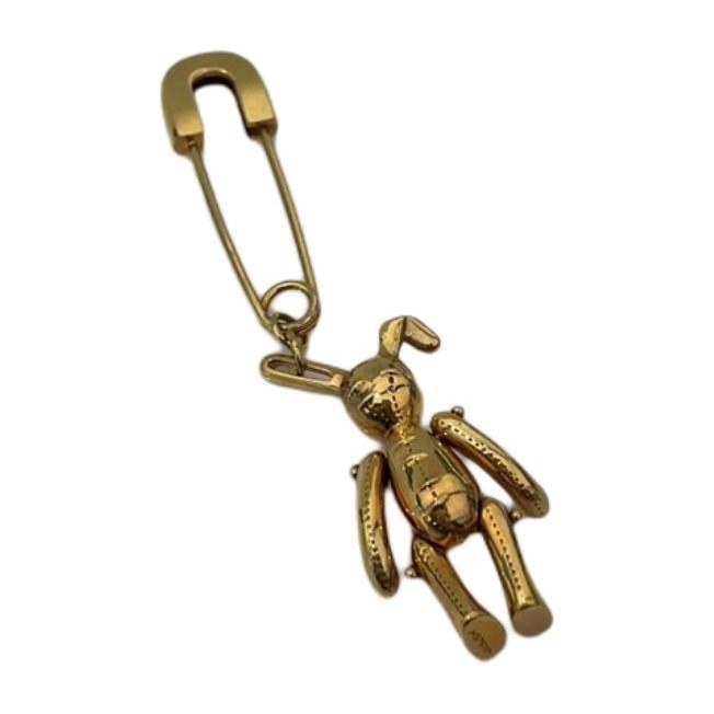 AMBUSH Bunny Earrings Gold