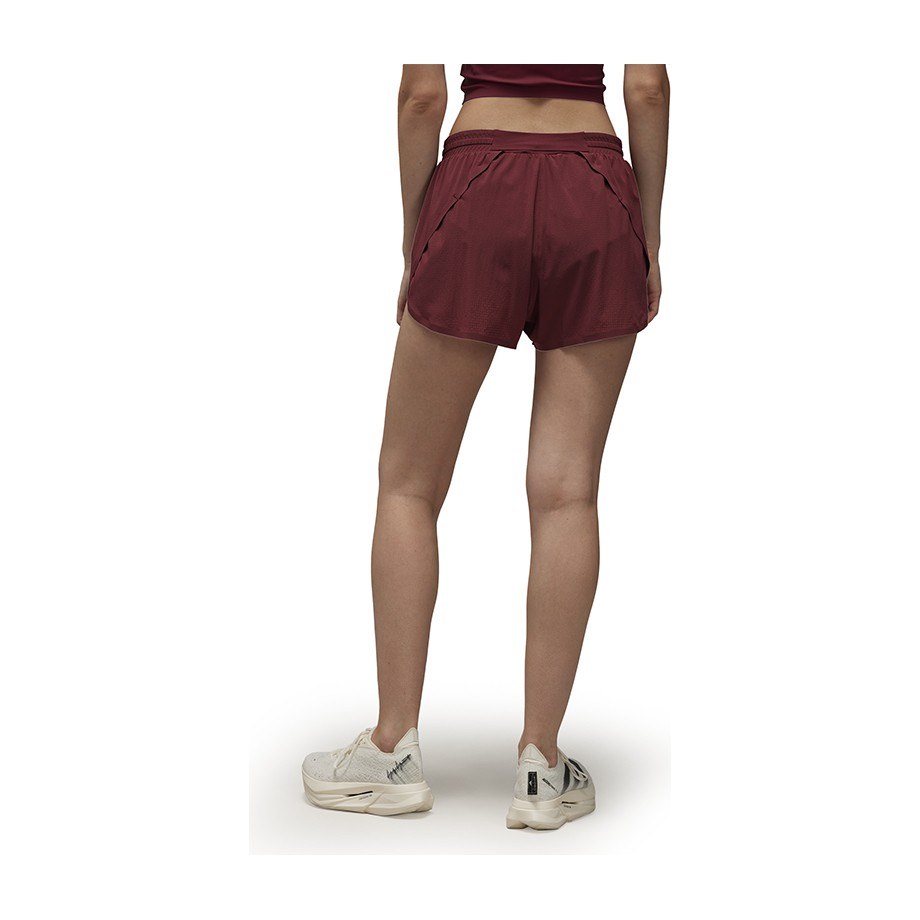 Y-3 Run Shorts Burgundy