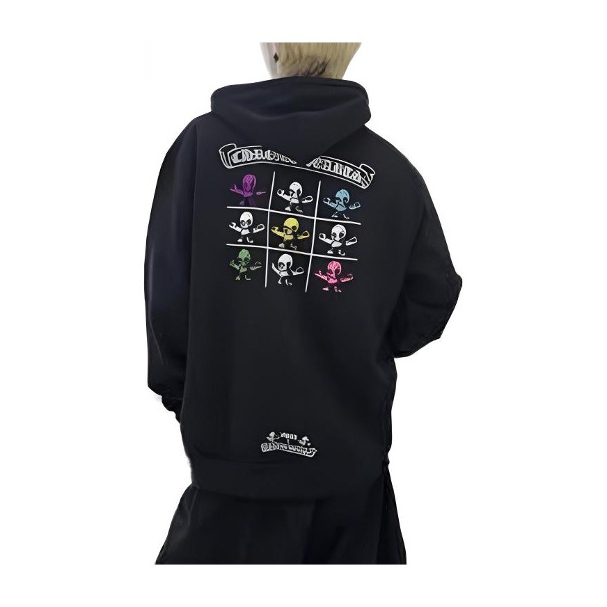 Chrome Hearts FW25 Color Skull Zip Hoodie