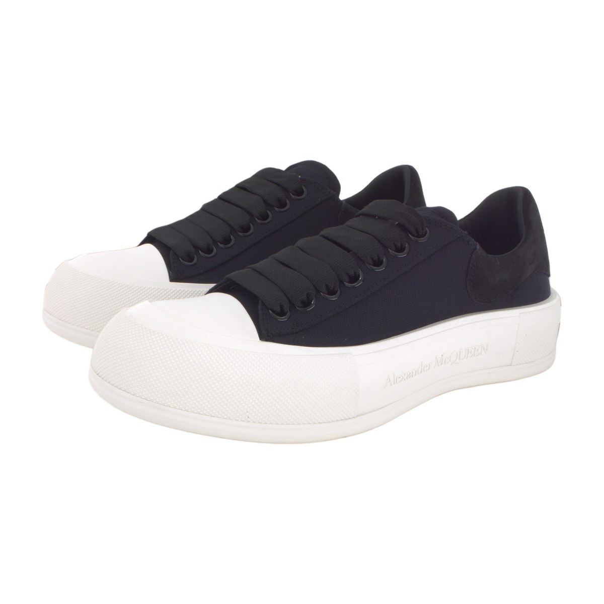 Alexander McQueen Deck Plimsoll Black